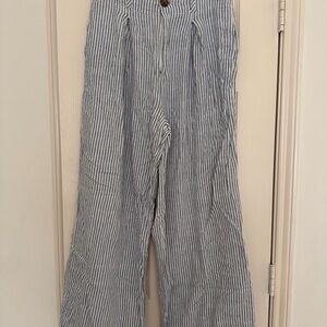 Versona Blue & White Striped Pants